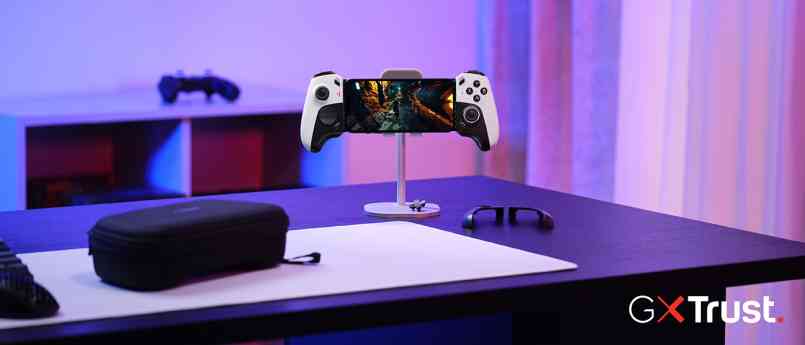 GXTrust lleva los videojuegos a cualquier parte gracias al nuevo mando inalámbrico para móviles Rovix con Bluetooth