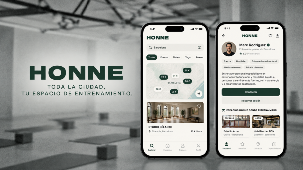 HONNE lanza HONNE Pro: el marketplace que conecta a entrenadores independientes con sus próximos clientes