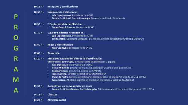 AFME incorpora a Joan Capdevila, consejero de la CNMC, a la jornada sobre los retos de la electrificación