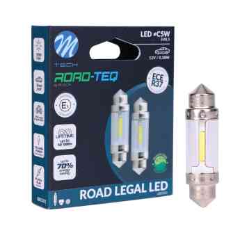 M-TECH presenta una LED C5W homologada: más luz, menos consumo y montaje directo