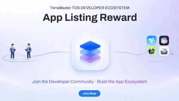 TerraMaster invita a desarrolladores a crear el ecosistema TOS con recompensas por publicar apps